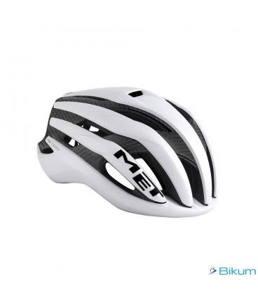 CASCO MET TRENTA 3K CARBON BLANC - Imagen 1