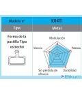 PASTILLAS M9100/R7000 METAL REV.TI K04TI - Imagen 2